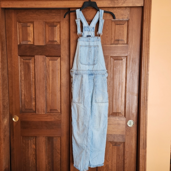 GAP Womens Light Blue Overalls, Size XS - Picture 2 of 7